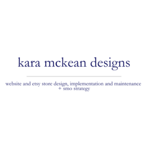 Kara McKean Designs | website and etsy store design, implementation and maintenance + smo strategy