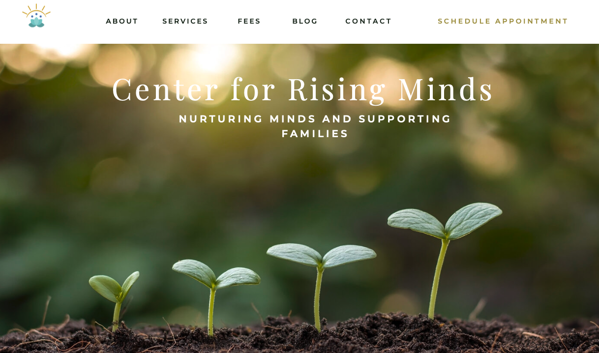 center for rising minds client spotlight | carlisledigitalmarketing.com