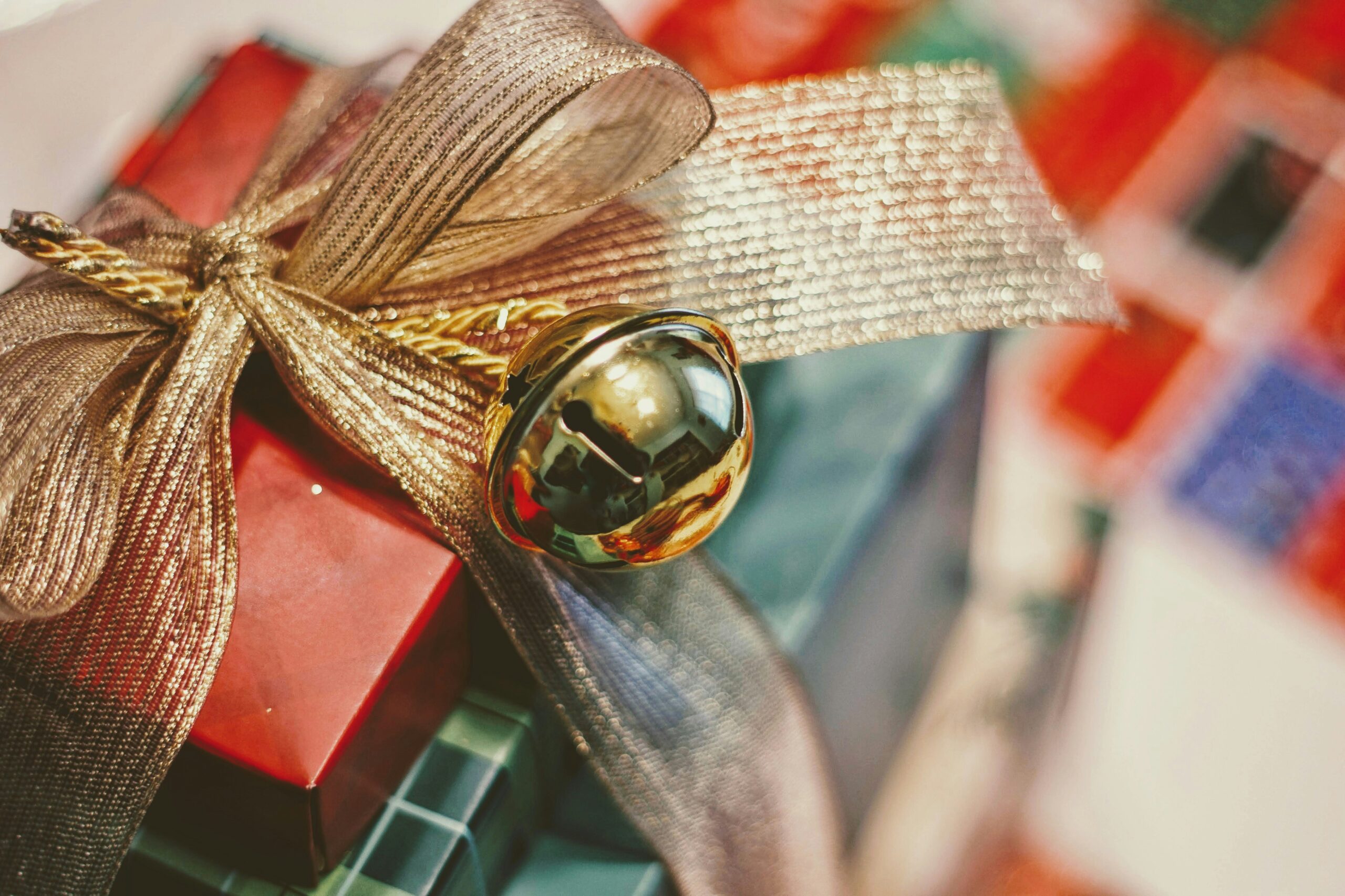 gift wrapped with a bell | carlisledigitalmarketing.com